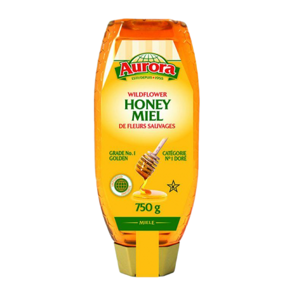 Aurora Wildflower Honey Squeeze Bottle 750g