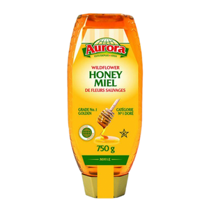 Aurora Wildflower Honey Squeeze Bottle 750g