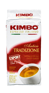 Kimbo Antica Tradizione Export Espresso Ground Coffee (250g)