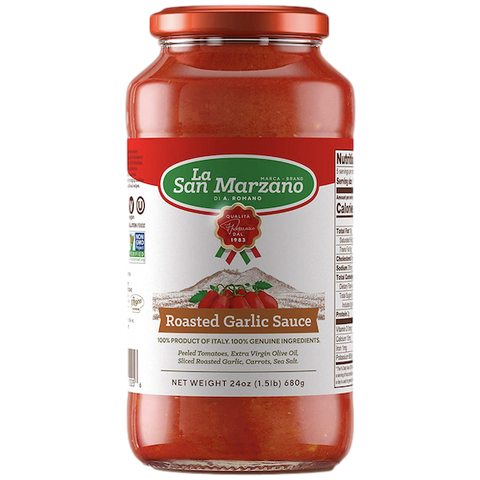 La San Marzano Roasted Garlic Sauce 660ml