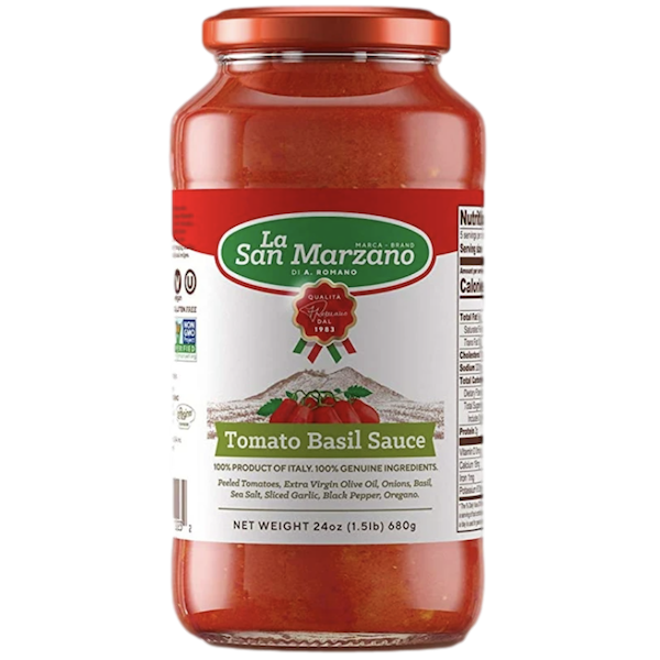 La San Marzano Tomato Basil Sauce 660ml