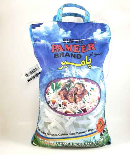 Super Pameer Golden Sella Rice - 10lb Bag