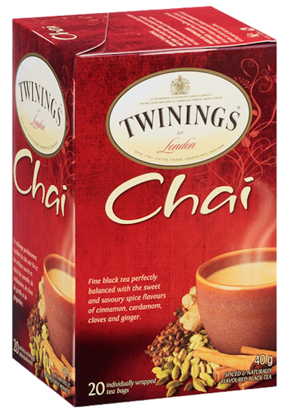 Twinings Chai Black Tea Bags (20 Count)