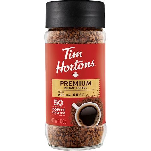 Tim Hortons Instant Premium Medium Roast Coffee 100g