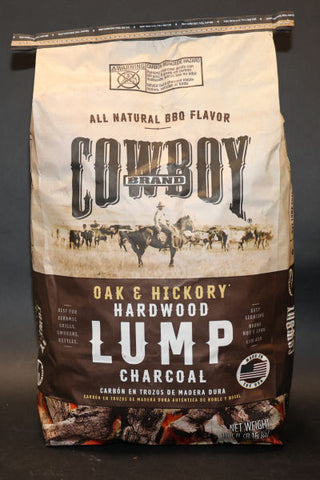 Cowboy Oak & Hickory Hardwood Lump Charcoal 18lb