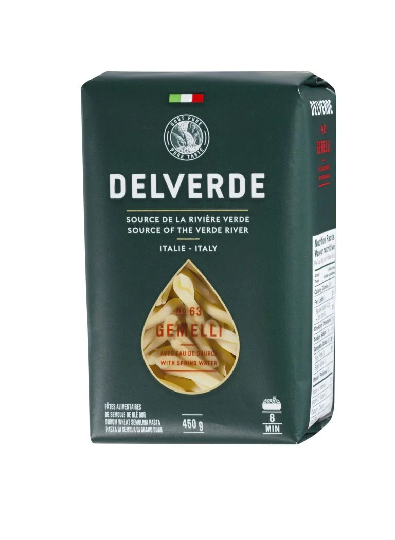 Delverde Gemelli #63 Pasta 450g