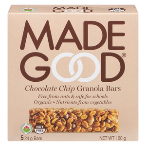 MADEGOOD Granola Chocolate Chip Bars 5X24g