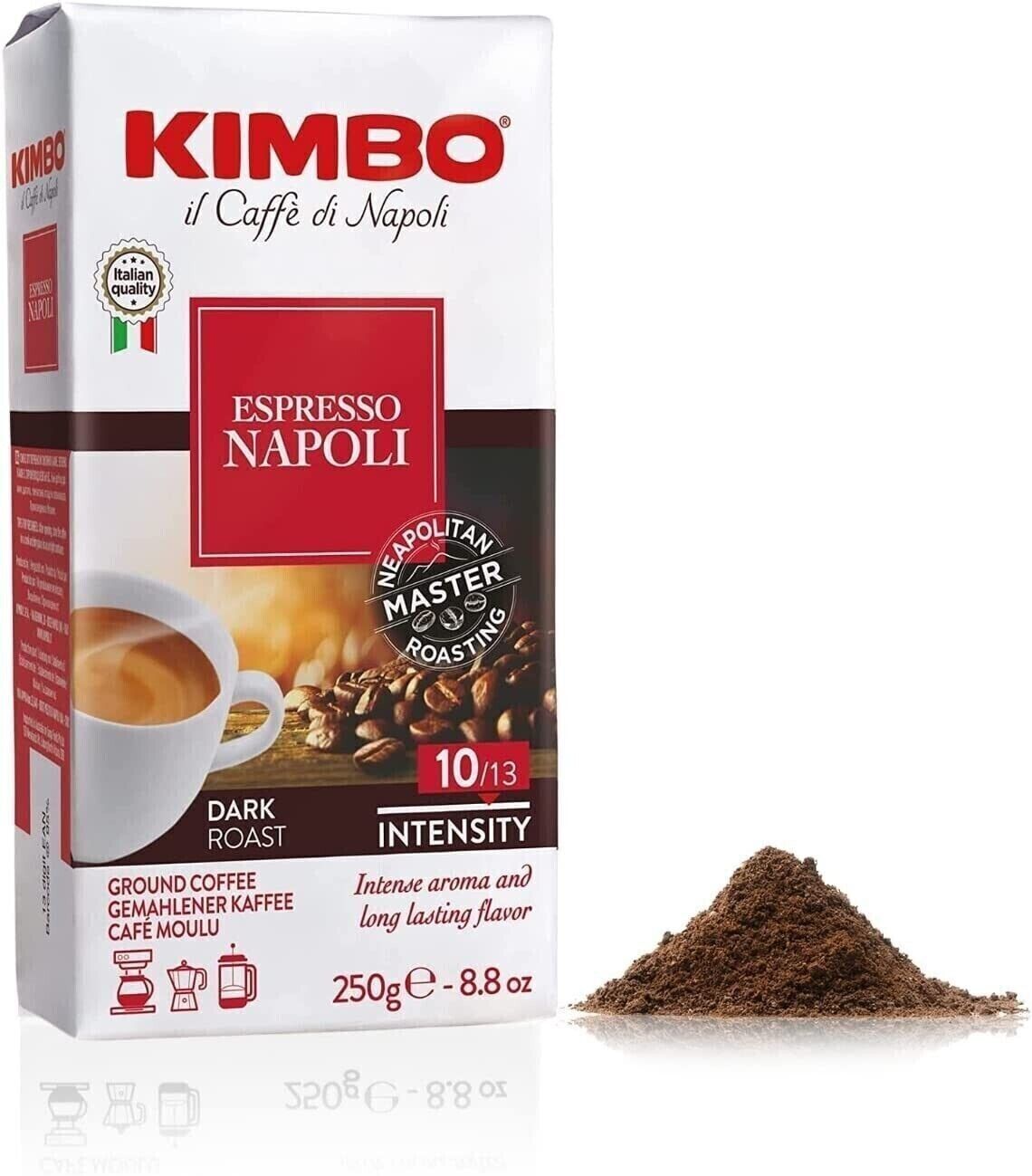Kimbo Espresso Napoli Ground Coffee (250g)